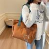 2025 New Large-capacity Simple Shoulder Tote Bag Student Handbag Canvas Women's Versatile Bag