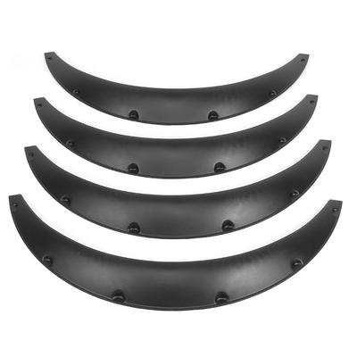 4pcs 90mm 3.5in Flexible Fender Flares Wide Wheel Brow Arches Splatter Guards Universal for Car SUV Off Roads