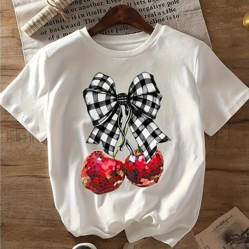 

Women s Loose Fit Pure Cotton Short Sleeve Round Neck T-Shirt 2XL