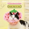 Strawberry Cat Neck Protective Circle Bees Dog Recovery Collar Pet Anti Lick Cover for Dogs Cats