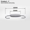 43mm-85mm Stainless Steel Rotatable Motorcycle Exhaust Spring Hooks For Front/Middle Link Pipe Muffler