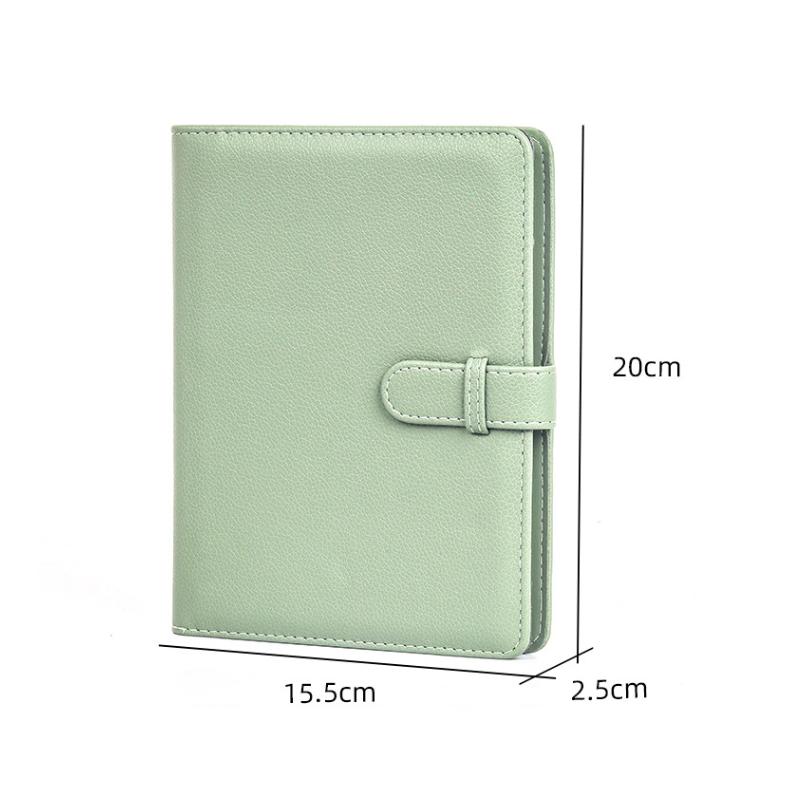 For Fujifilm Instax Wide Film Wide300 400 Camera 80 Pockets Pure Color PU Leather Photos Album Binder Photo Album Foto