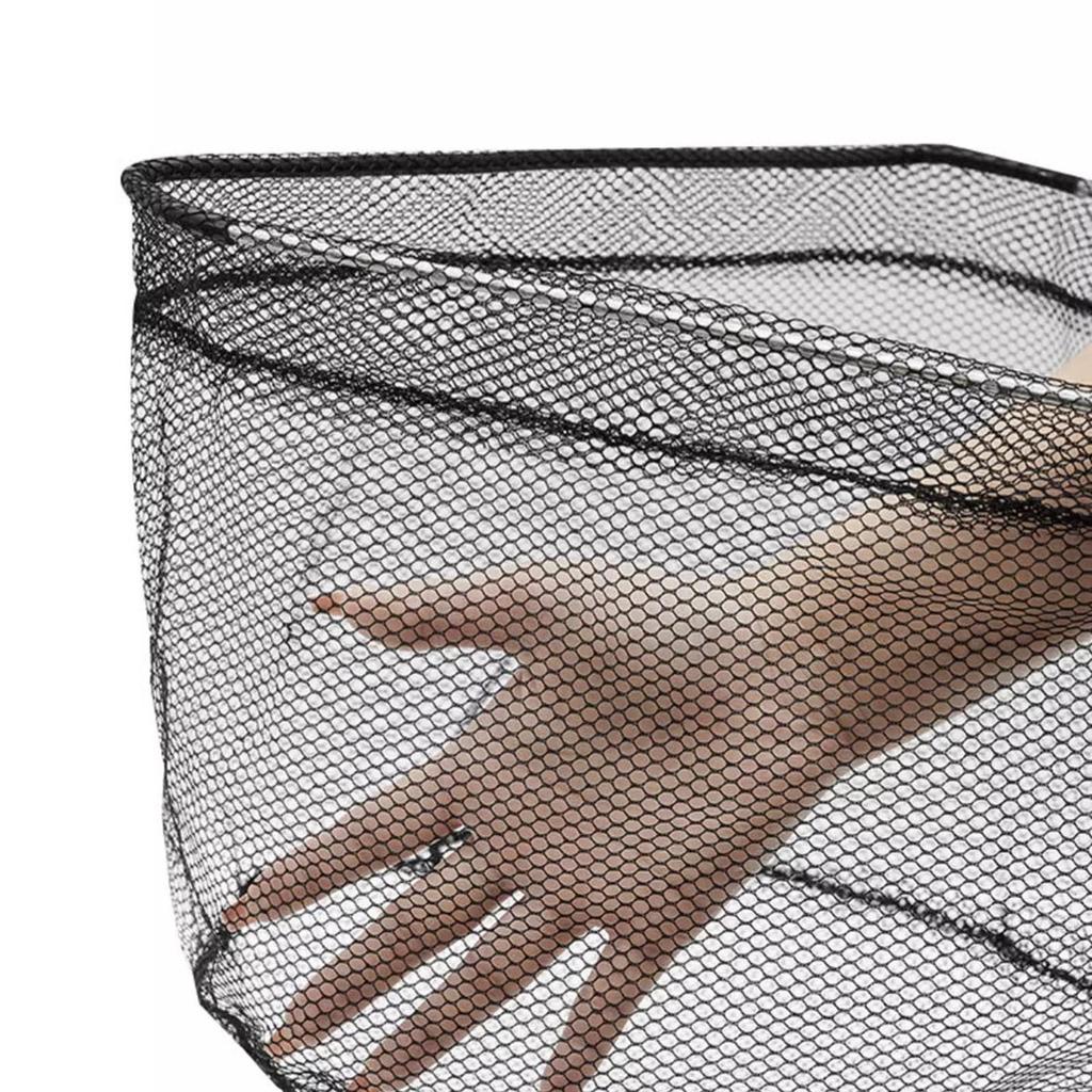 Foldable Fish Landing Net Fishing Net Collapsible Telescopic Metal Poles Handle Freshwater Saltwater Fishing Equipment