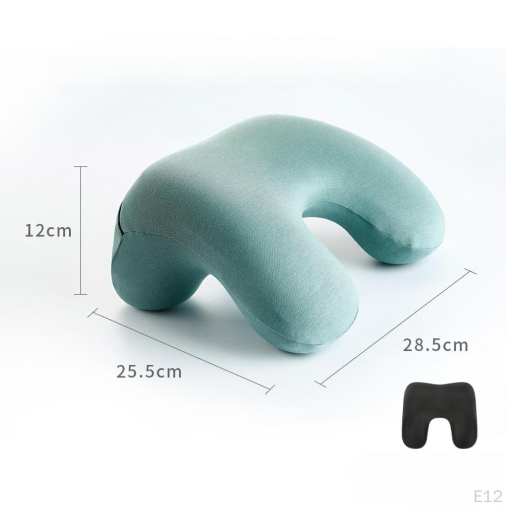 Reisekissen, Nickerchenkissen, Ultraleichtes Weiches Ergonomisches Tragbares Nickerchen-Gesichtskissen, Schlafkissen