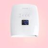 White 48W Cordless Wireless Rechargeable LED/UV Nail Lamp Gel Polish Light Dryer