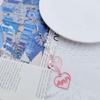 DIY Crystal Heart Phone Strap with Cute Bowknot Wing Heart Phone Strap Keychain