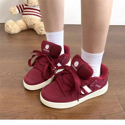 Damen Modische Lässige Dicke Sohle Höhenvergrößernde Leichte Board-Schuhe