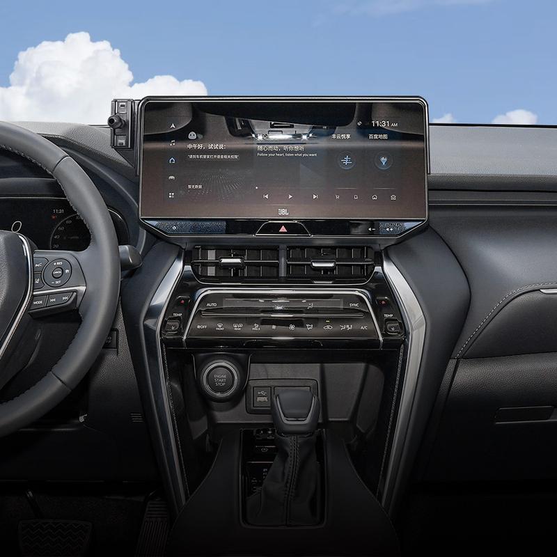 Držák na telefon do auta pro Toyota Venza XU80 2024 12,3" Displej Pevná základna Bezdrátové nabíjení Držák na mobilní telefon do auta