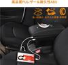 JYUNN AQUA Car Armrest, Toyota Aqua NHP10/NHP10H, Charging Port, Storage Cushion, Dual Layer Type,