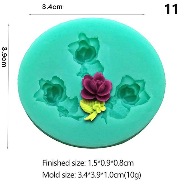 Stampo in silicone a forma di fiore di rosa: sapone fatto a mano