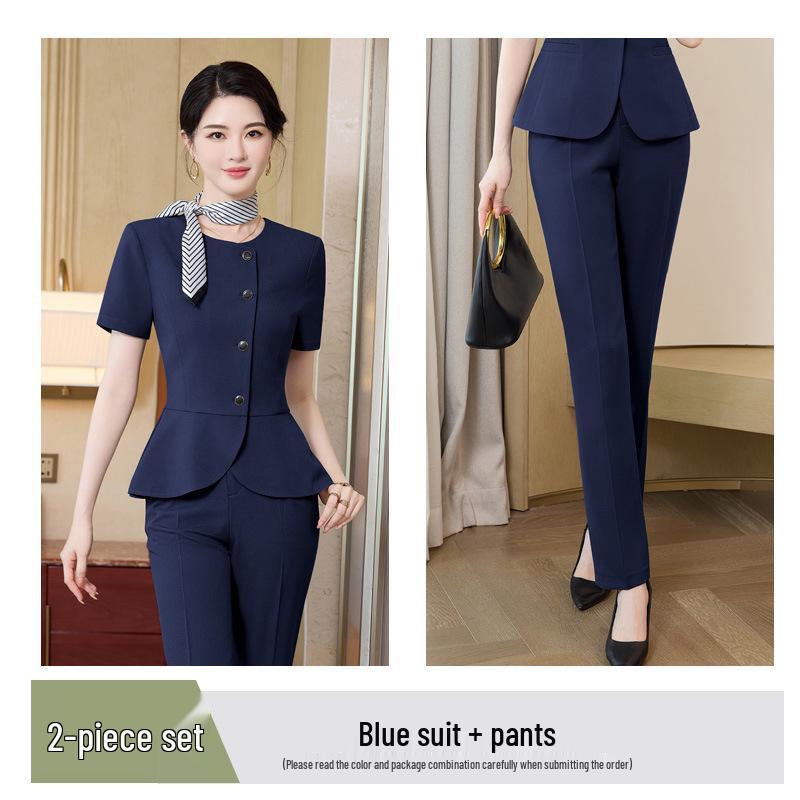 High-End Professional Women's Spring/Summer 2026 Suit Set for Medical Aesthetics Reception Workwear