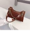 SCIONE Net Red Small Black Bag Female 2019 Autumn and Winter New Fashion Retro One-shoulder Armpit Bag
