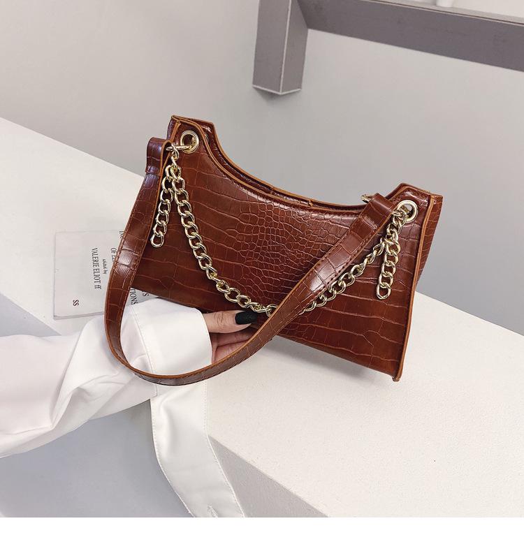 SCIONE Net Red Small Black Bag Female 2019 Autumn and Winter New Fashion Retro One-shoulder Armpit Bag