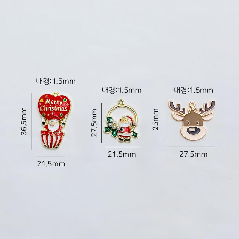Christmas Santa Rudolph Pendant Accessories
