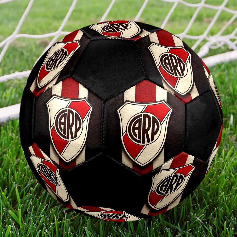 Club Atlético River Platefootball clubIndoor Size 5 Soccer Ball Colorful Machine Stitched PVC Competition Ready Durable High-Bounce