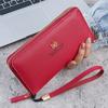 New Wallet Female Zipper Long Korean Mobile Phone Bag Large Capacity Fashion Mom Change Clip Clutch Bag