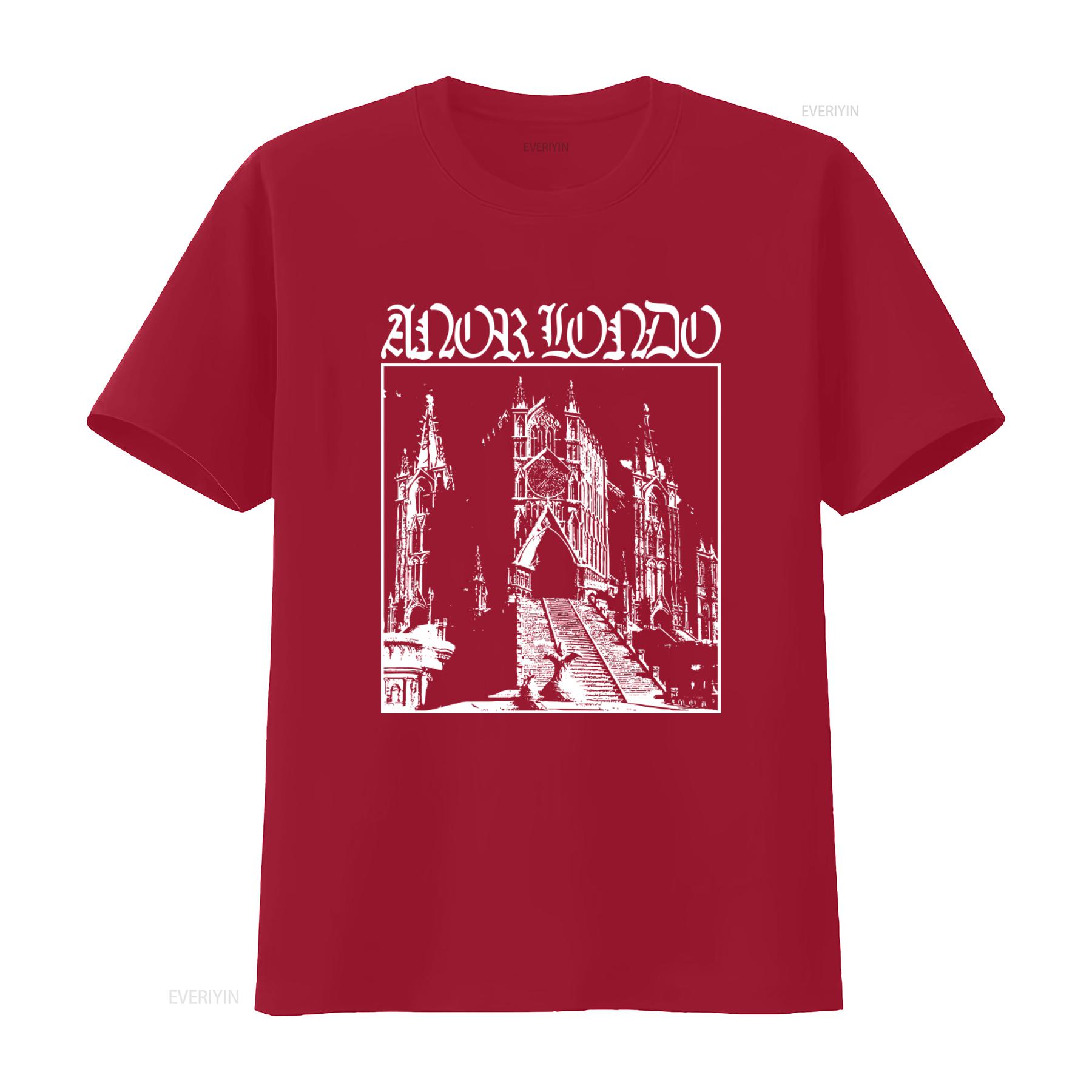 Dark Souls Anor Londo Gothic Cathedral Design T Shirt for Men Premium Quality Print vintage Washed designer clothes fashion S