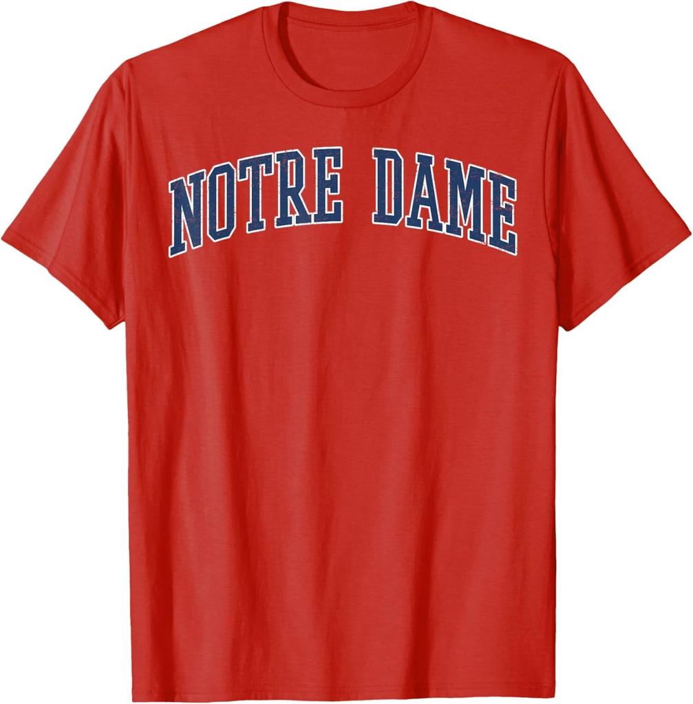 Notre Dame Indiana Gift IN Retro Vintage Design Unisex T-Shirt