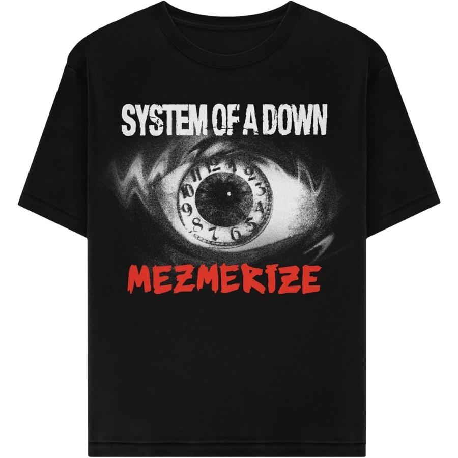 

2Bhip System of a Down Band T Shirt Mesmerize Adult Black Short Sleeve Heavy Metal Music Graphic Tees XXXXXL чорний