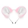 Handmade Plush Mouse Ears Headband With Tail Set Cosplay Animal Ear Costume Accessory Halloween Party