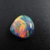Lab-Created Opal Loose Gemstone 5.80 ct Multi Color Pear Cut Doublet for Jewelry Making and Crafts