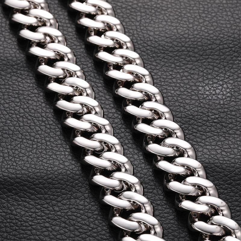 Exclusive In-Stock Men's 18K Gold-Plated Cuban Chain - Zircon Gemstone Copper Body Fashion Jewelry