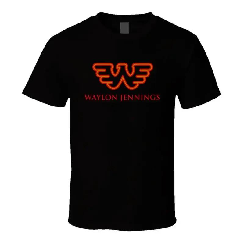 Waylon Jennings Logos 2 T Shirt