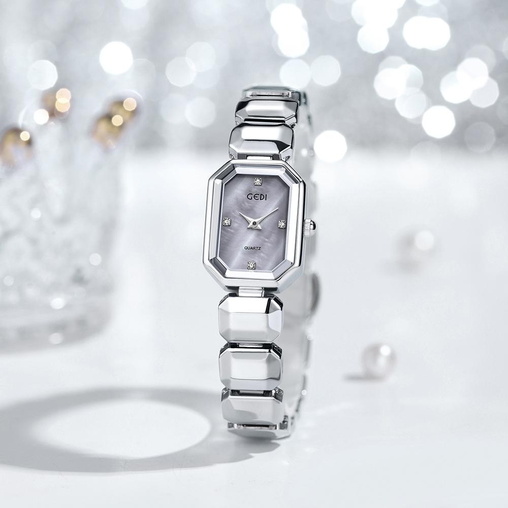 Watch Women'S Simple Women'S Quartz Watch Light Luxury Niche Small Rock Candy Birthday Gifts