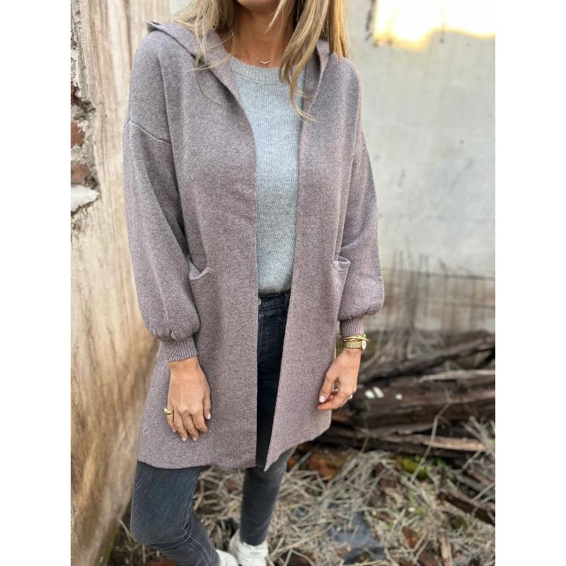 

IHUASU Women s Vintage Casual Solid Color Print Autumn Winter Long Sleeve Jackets & Coats International design XXXL