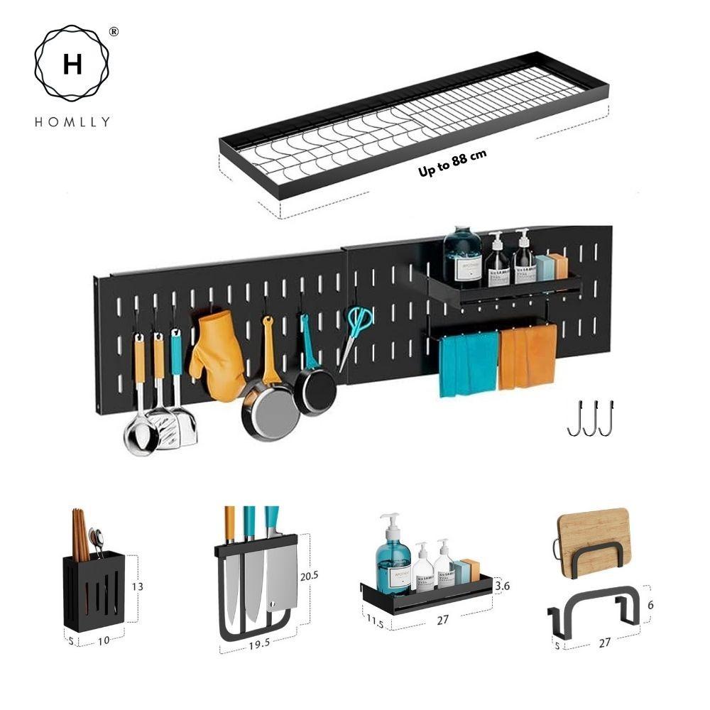 Homlly Trii Over the sink adjustable Width and Height Cultery Utensils Dish Drying Drainer Kitchen Organizer Rack