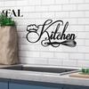 Creative Kitchen Wall Graphics Minimalist Stickers, Waterproof PVC Decals with Handwritten Chef Hat Easy To Apply Decor And Egg Beater Design, Modern