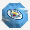 Manchester City Theme Automatic Umbrella, Lightweight & Portable, 8 Rib, Perfect for Outdoor Travel, Birthdays, Christmas, Gifts.