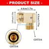 Y3NA Copper Garden Hose Elbow Connector 90 Degree L Shaped Outdoor Garden Hose Adapter Easy to Installation