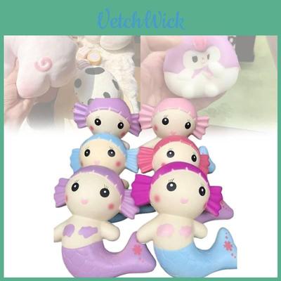 Cartoon Meerjungfrau Squishy Spielzeug Pu Material Angstlinderung Geschenk für Geburtstage Party Dekoration
