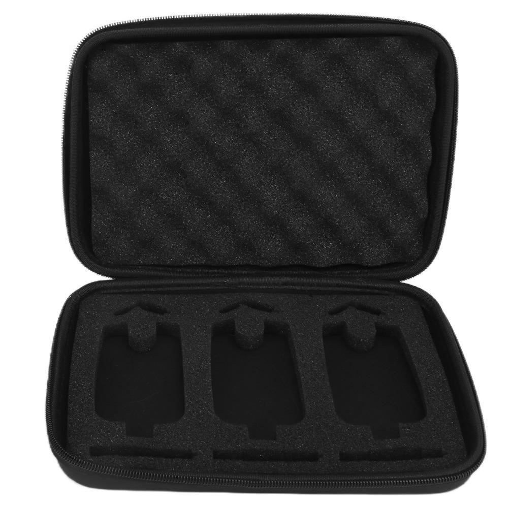Durable Thickened Sponge Fishing Alarm Tool Box Black EVA Fishing Bite Alert Box Portable Tackle Case Outdoor Fishing