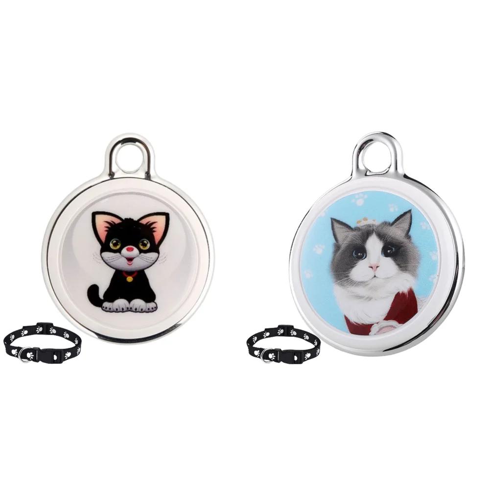 Evcil Hayvan Kaybolmaya Karşı GPS İzleyici Bluetooth Uyumlu Akıllı Giyilebilir Su Geçirmez Konum Belirleyici Gerçek Zamanlı İzleme Köpek Kedi Tasması Bulma Cihazı