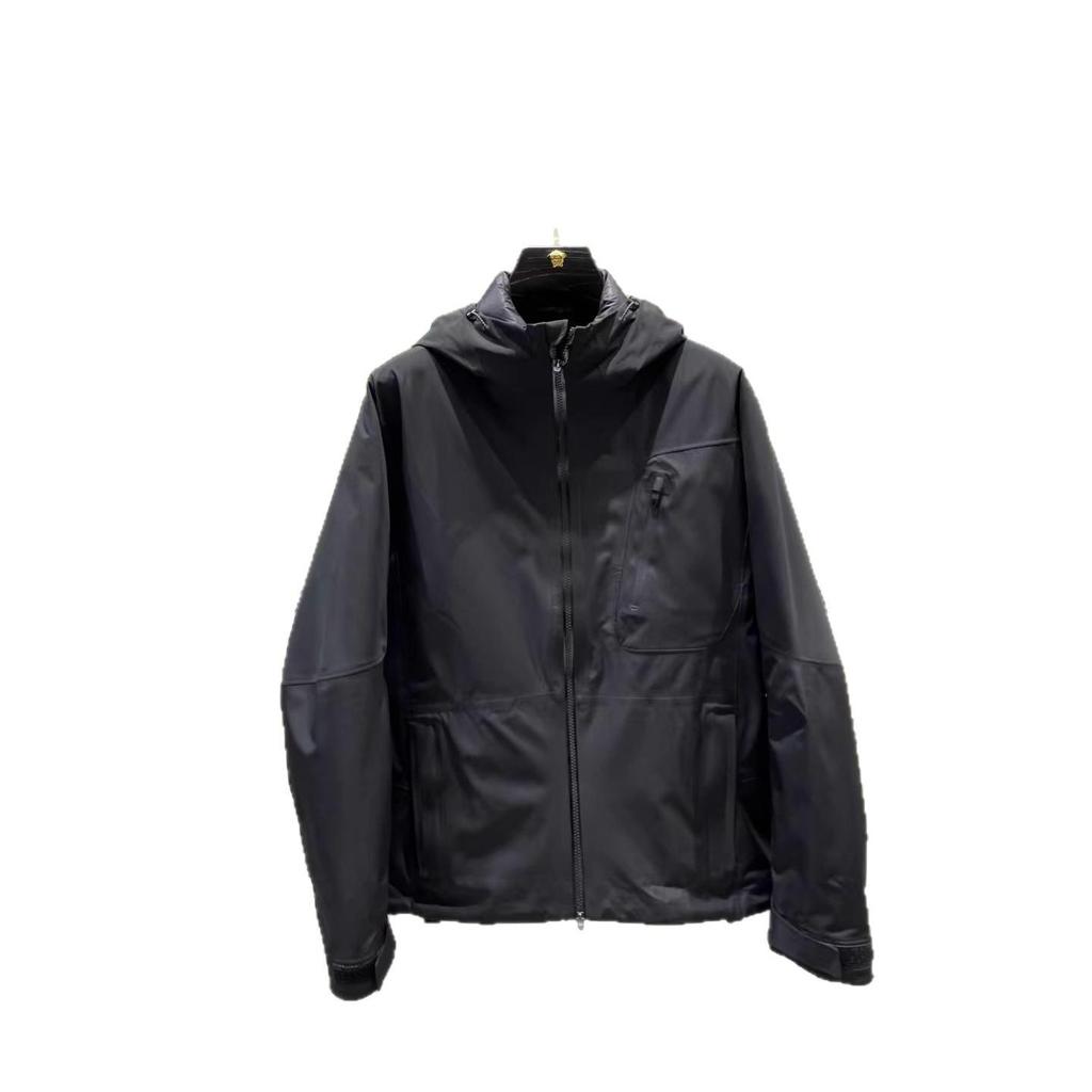 Men's High-End 3-in-1 Hooded Down Jacket - Windproof & Rainproof Storm Coat