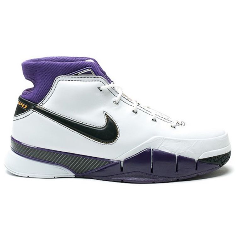 Nike Zoom Kobe 1 Protro 81 Punkte 2019 Herren Sneaker Weiß Schwarz Court-Lila AQ2728-105