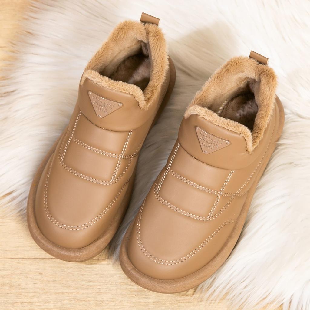 Four Seasons New Products Four Seasons Lamb Warm Waterproof Non-slip Shock Absorbing Snow Women's Cotton Boots Mom Love Shoes Boots