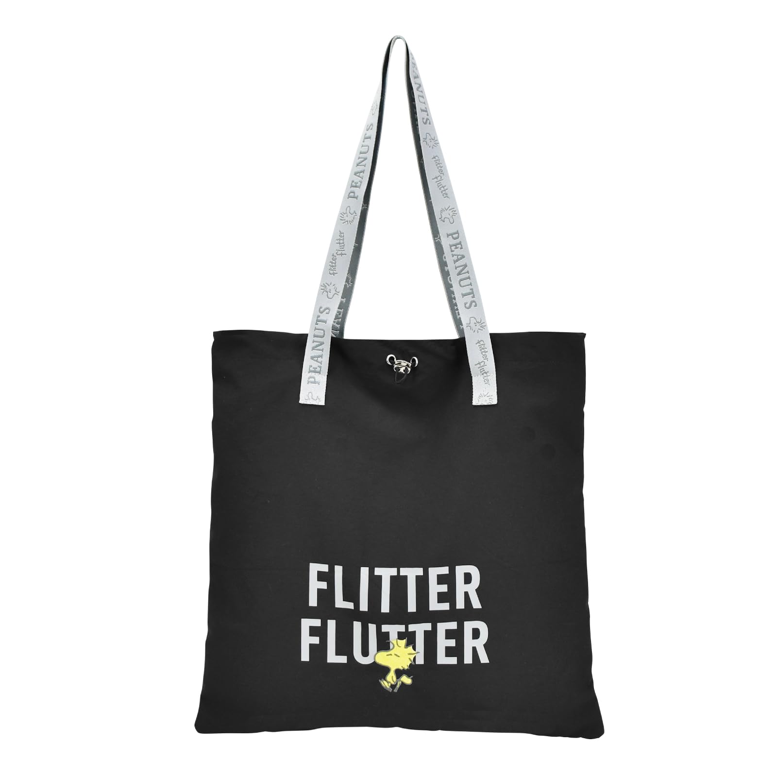 Сумка-тоут на завязке, черная, Снупи и Вудсток SPZ-3964