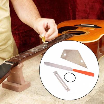 Guitar Repair Tool Kit Fret Leveling Rocker Accurate Metal Professional Crowning File