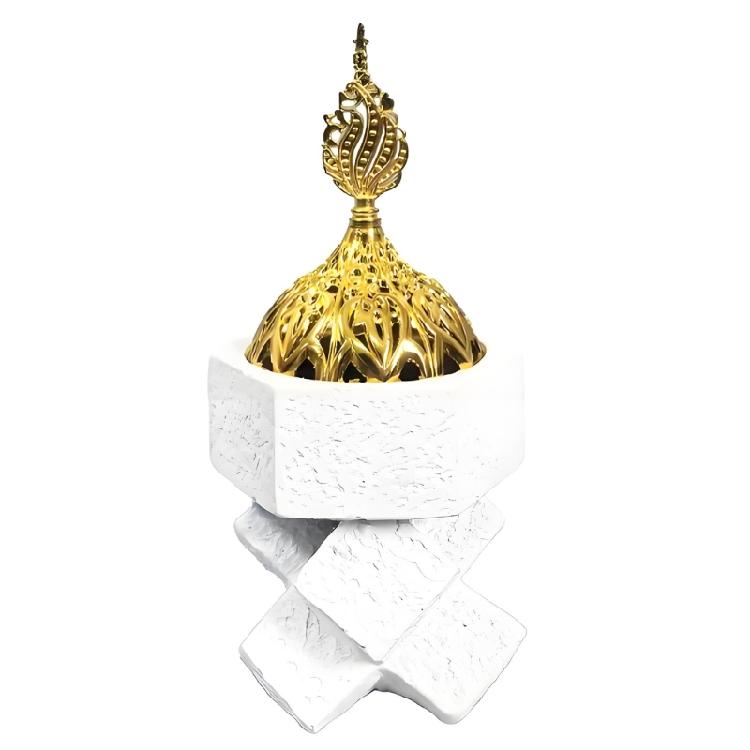 Contemporary Crosses Styles Resin Incenses Burners Holder Spiritual Aromatherapies Meditations for Home or Office