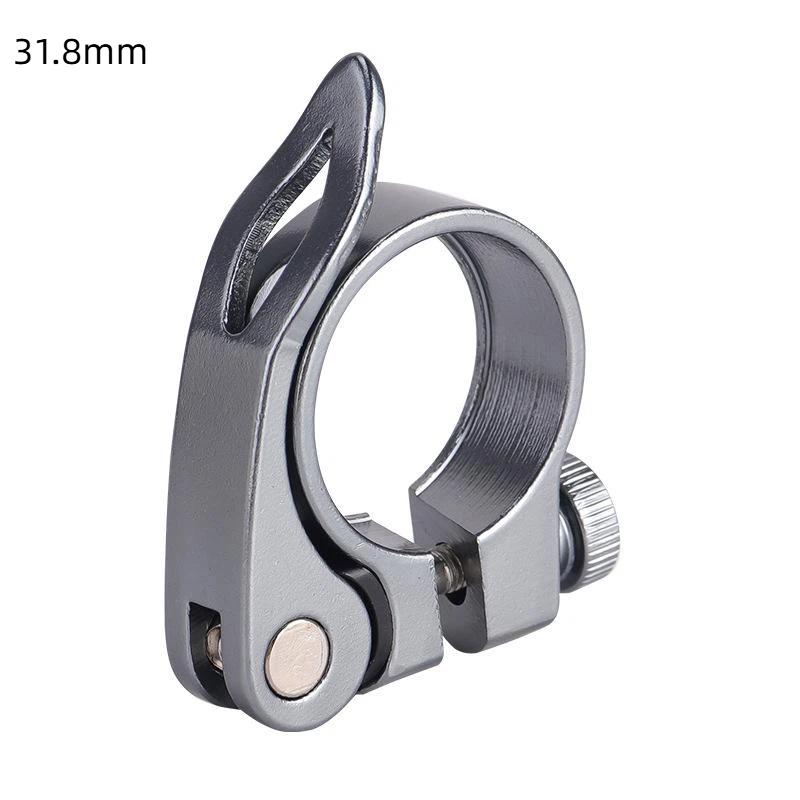 

Bike Seat Post Clamp Quick Release Aluminum Alloy Bicycle Seatpost Lock 31.8Mm 34.9Mm Cycling Accessories 1Pc 32mm срібний