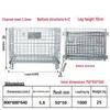 Jundingying Foldable Industrial Storage Cage