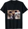 JVDRRY Crying Cat Meme Shirt Sad Cat T-Shirt