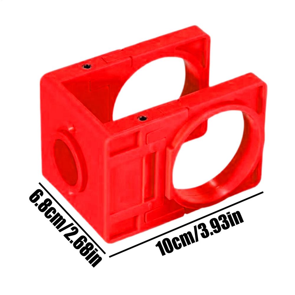 

Door Latch Installation Door Hole Saw Punching Auxiliary Locator Fixing Tools Precise Positioning Anti Slip Drilling For Bedroom красный