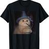 Cute Funny Weird Kitten Wizard Smoking Cat Meme Halloween T-Shirt