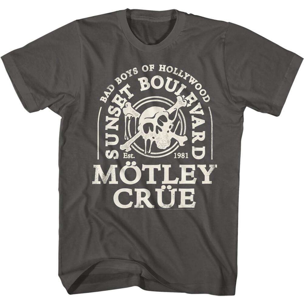 Motley Crue Bad Boys Of Hollywood Est 1981 Men T Shirt Metal Music Merch XXL