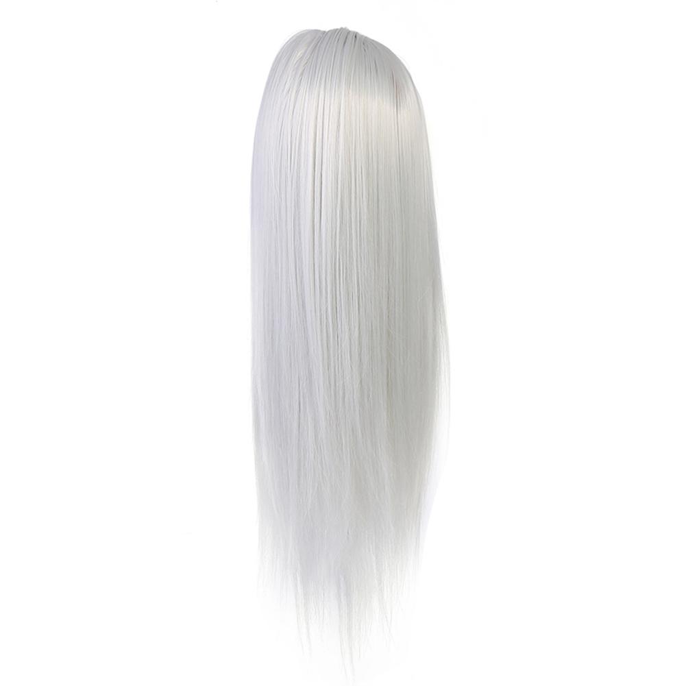 Hair Salon Cosmetology Hairdressing Practice Head Mannequin Dolls Salon Tools (Creamy White)
