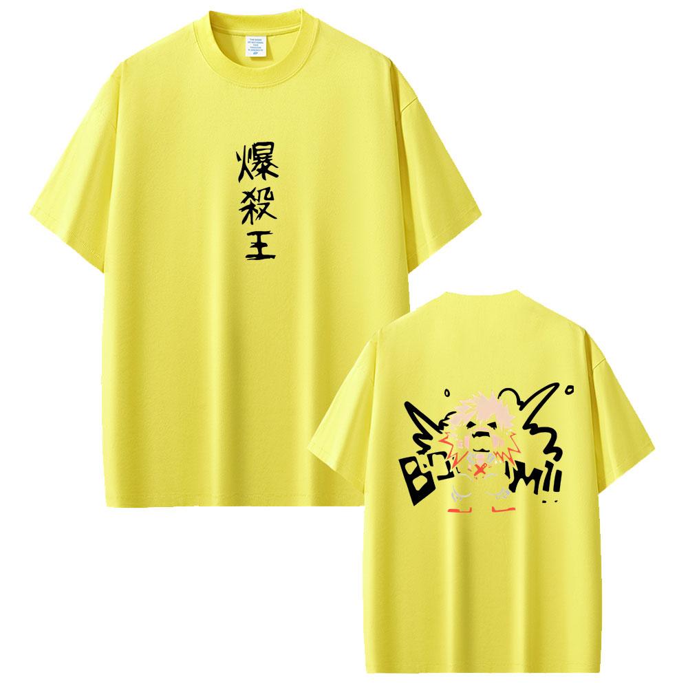 Hot Sale Anime My Hero Academia Bakugou Katsuki Graphic Tshirt Unisex Women Casual Soft Cotton Y2K Tshirt Male Unisexga Funny Tees